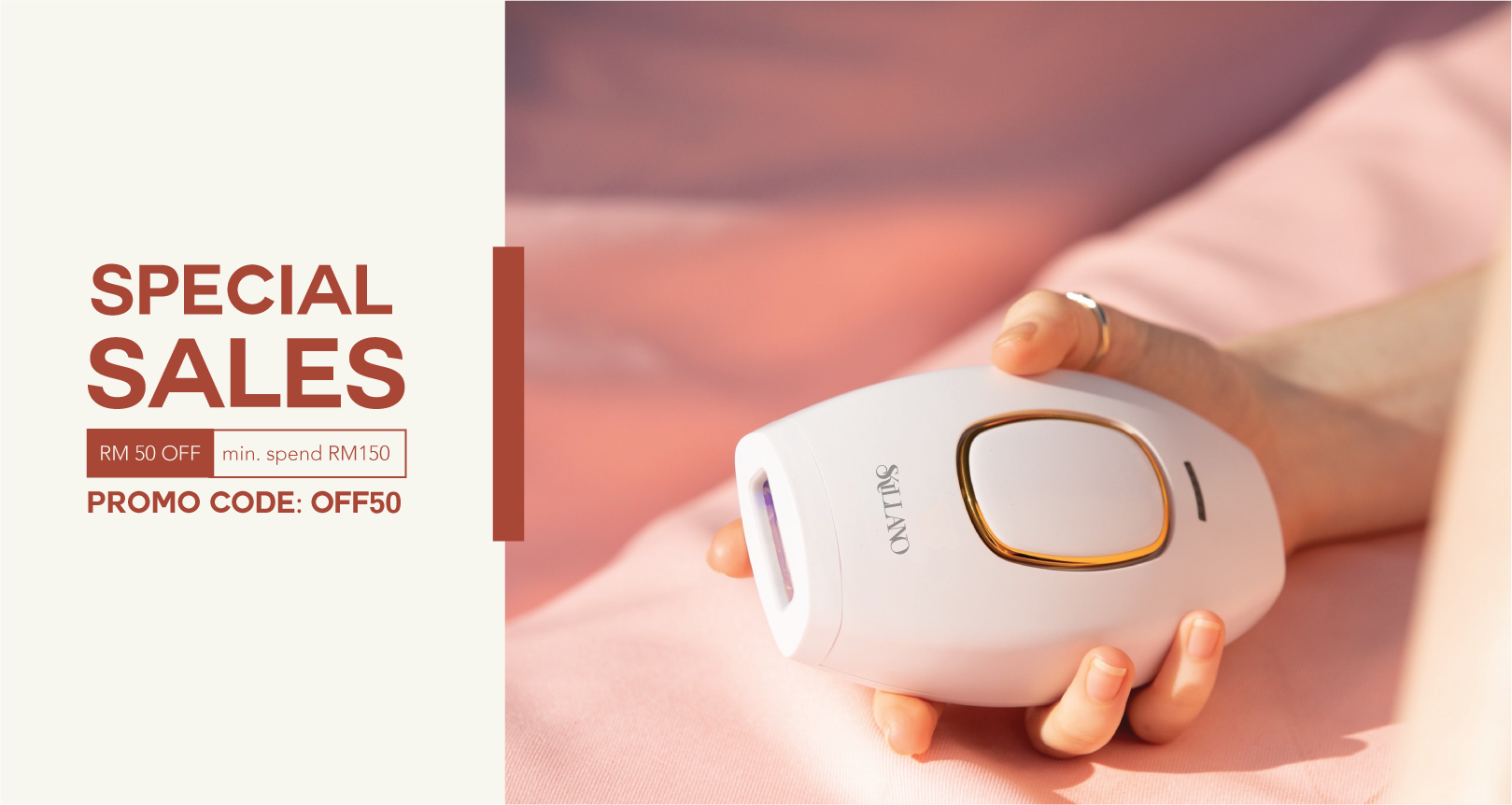 IPL LASER HAIR REMOVAL HANDSET