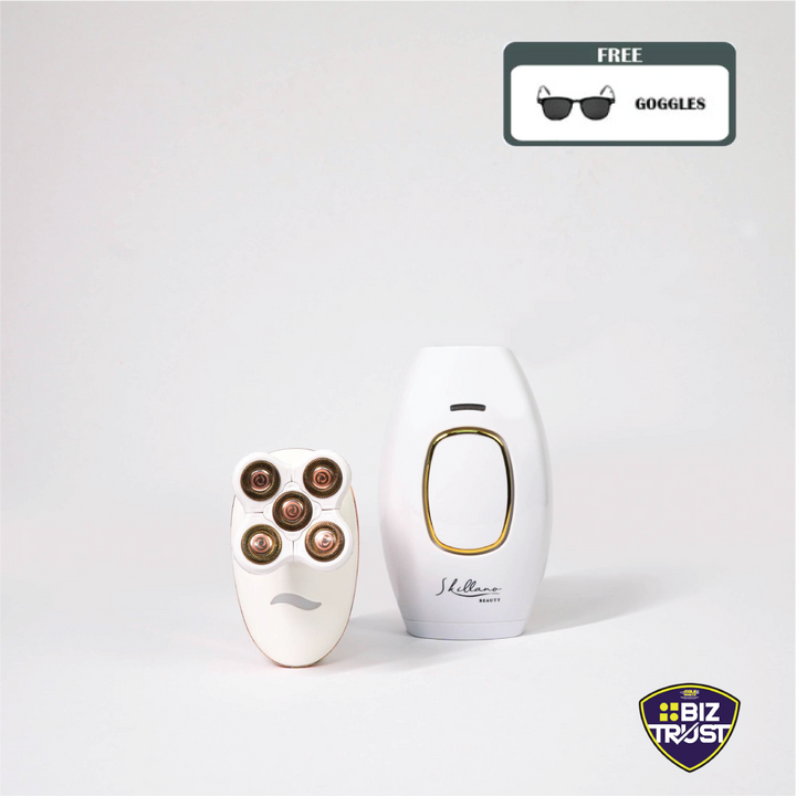 Pearl White Skillano Premium IPL + 4D Shaver 